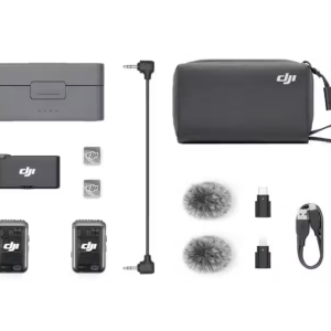 DJI Mic Kit (2 TX + 1 RX Charging Case), Wireless Lavalier Microphone